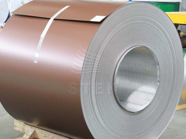 brown color coated aluminum coil