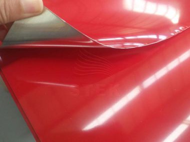 Красная алюминиевая катушка с покрытием